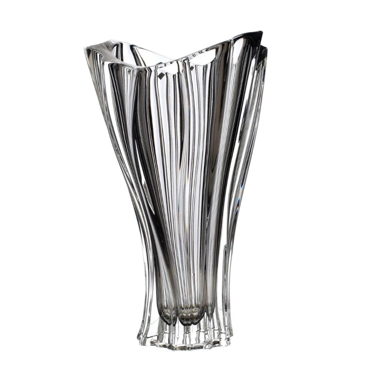 Wazon kryształowy Szary 32cm