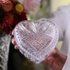 Kryształowa szkatułka na biżuterię w kształcie serca, pudełko na obrączki,13cm, 1szt. - prezent dla niej z grawerem