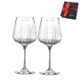 Kieliszki do wina Crystalline Timeless 510ml 2szt z grawerem inicjałów w pudełku prezentowym RT10