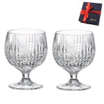 Kryształowe kieliszki do koniaku Star 250ml, 2szt, w pudełku prezentowym