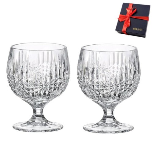 Kryształowe kieliszki do koniaku Star 250ml, 2szt, w pudełku prezentowym