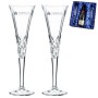 Kryształowe kieliszki do szampana 160ml Classico CK71 2szt z logo firmy w pudełku prezentowym z miejscem na butelkę