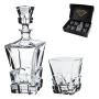 Zestaw do whisky CRACK kryształowa karafka + kryształowe szklanki do whisky 6szt w opakowaniu prezentowym Premium