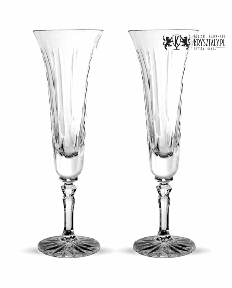 Kryształowe kieliszki do szampana 140ml Simple SK71 2szt