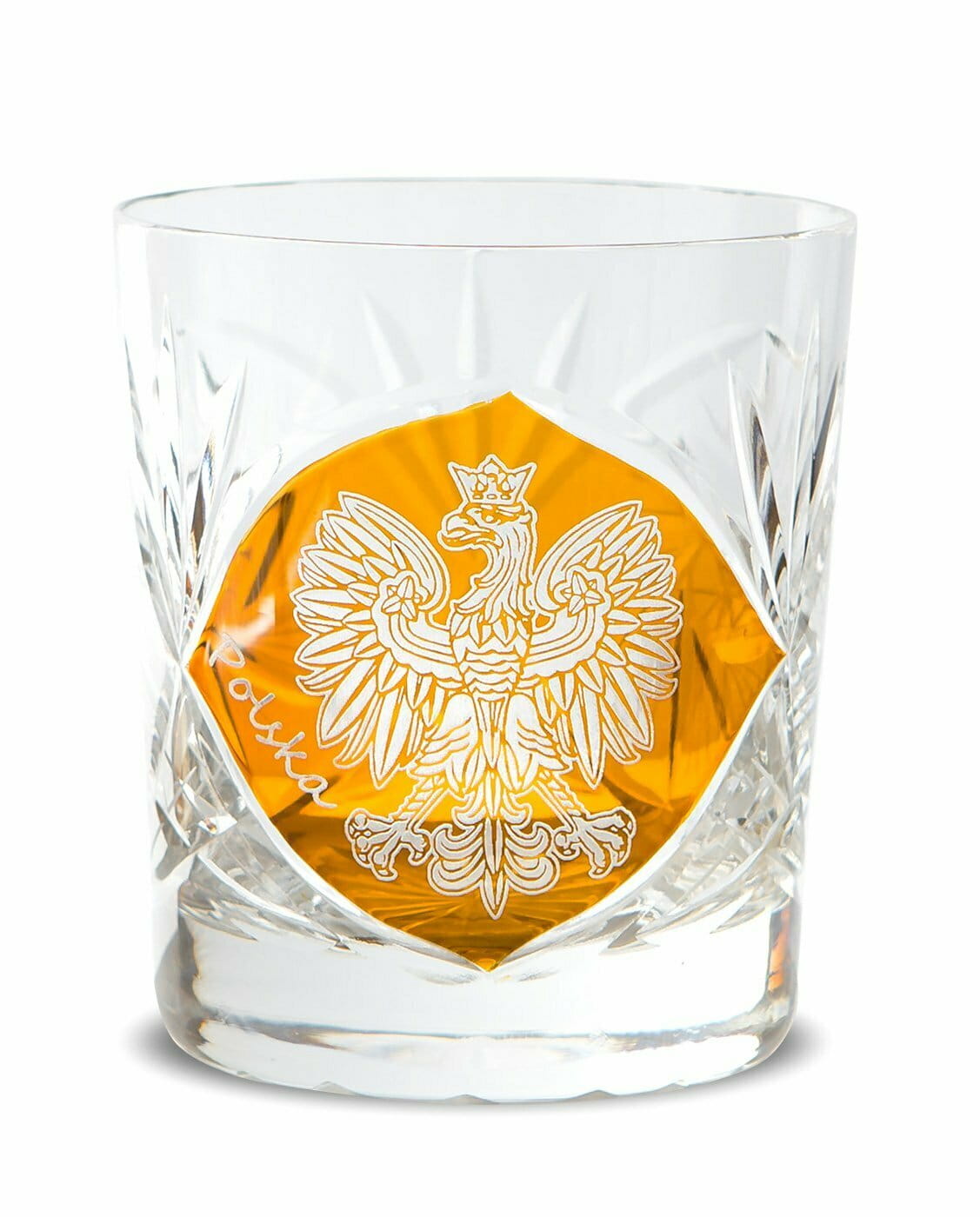 Szklanka do whisky kryształowa 260ml motyw Polska MK80 1szt