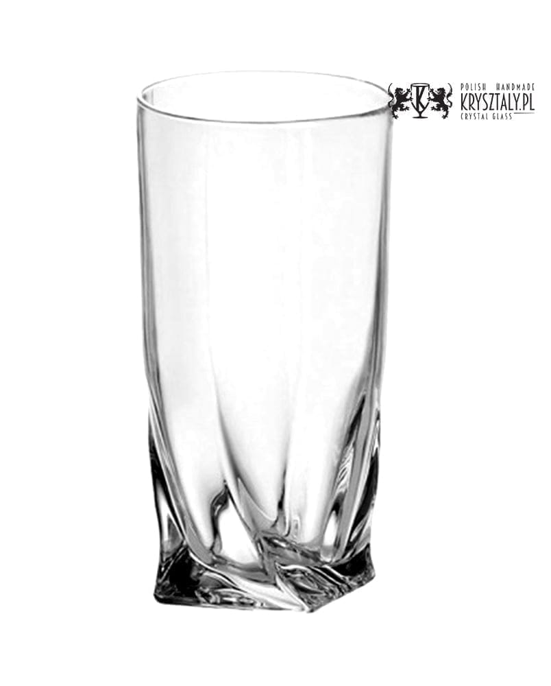 Szklanki kryształowe 340ml CRYSTALLINE  QUADRO 6szt