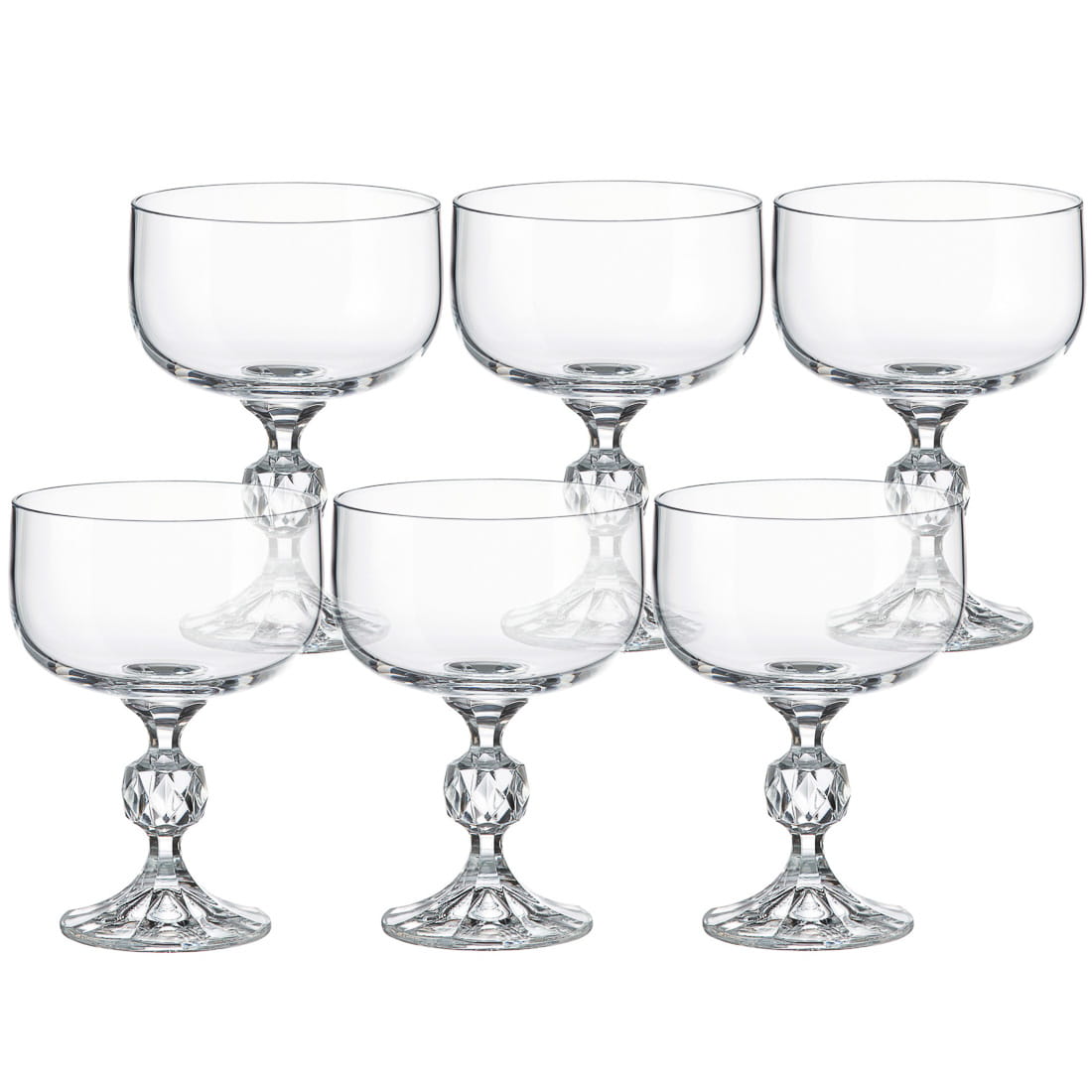 Kieliszki do szampana płaskie CRYSTALLINE 200ml 6szt.