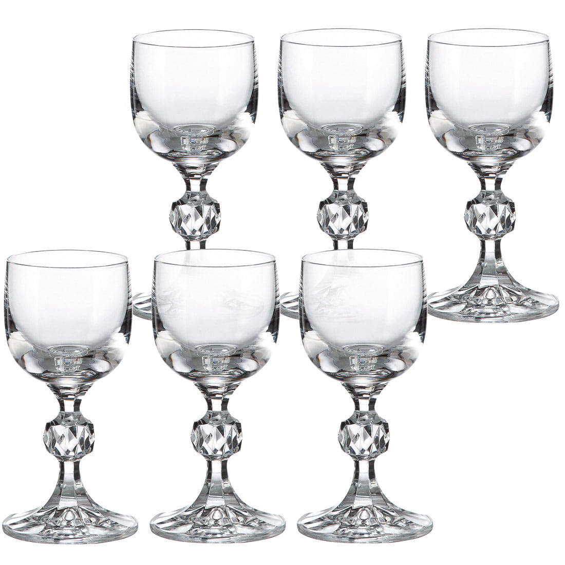 Kieliszki do wódki, nalewek, miodu pitnego CRYSTALLINE 50ml 6szt.