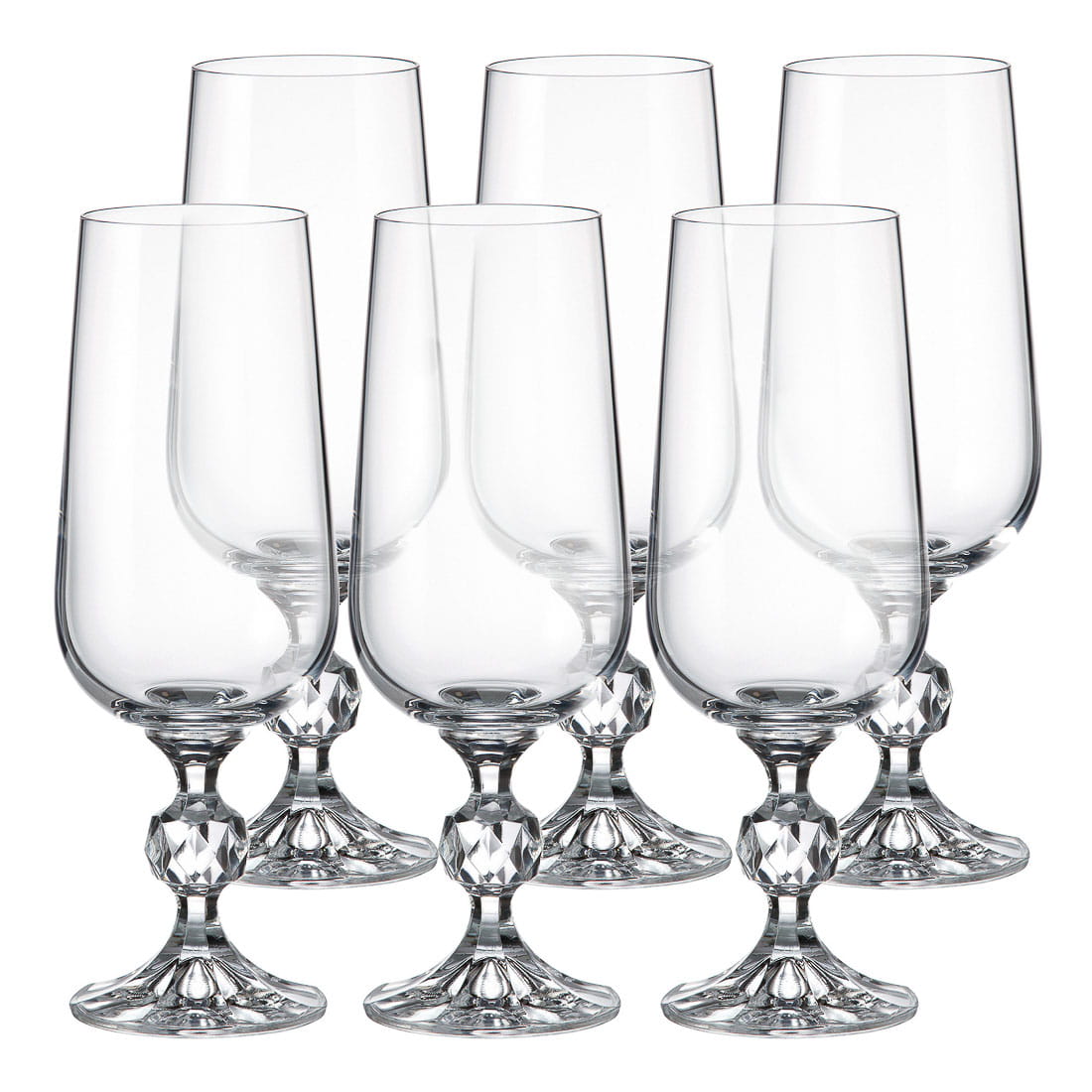 Kieliszki do piwa drinków CRYSTALLINE 280ml 6szt.