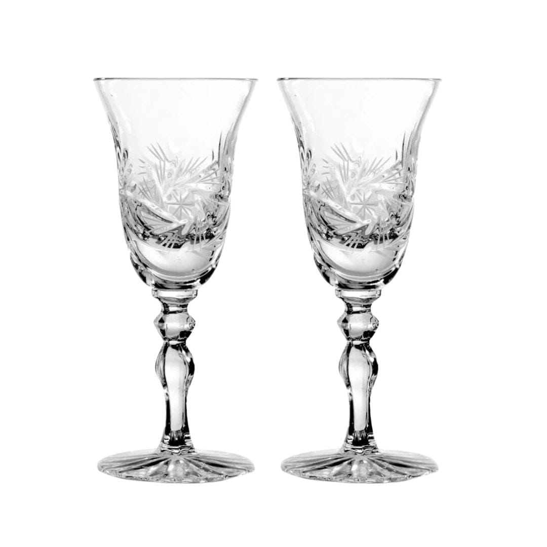 Kryształowe kieliszki do nalewek, likieru, wódki 45ml Młynek MK10 2szt