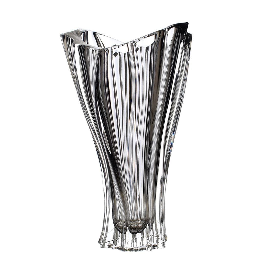 Wazon kryształowy Szary 32cm